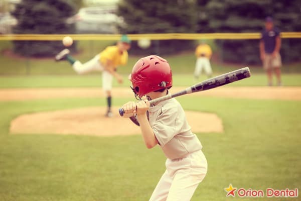 Stock image of children playing team sports