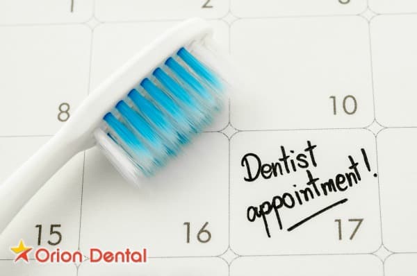 Stock image of dental cleaning tools