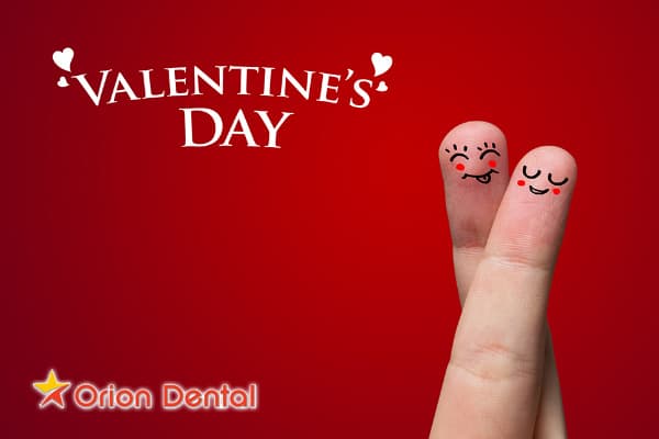 Stock image of Valentine's Day desserts